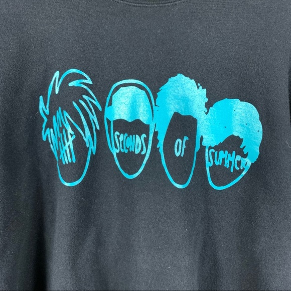 5SOS 5 Seconds of Summer Crewneck Sweatshirt - Picture 2 of 4